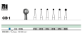 Бор твс D+Z / CB 1 316. 010 хирургический